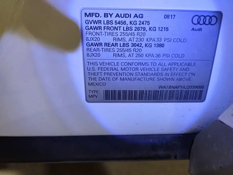 2018 AUDI Q5 PREMIUM PLUS  