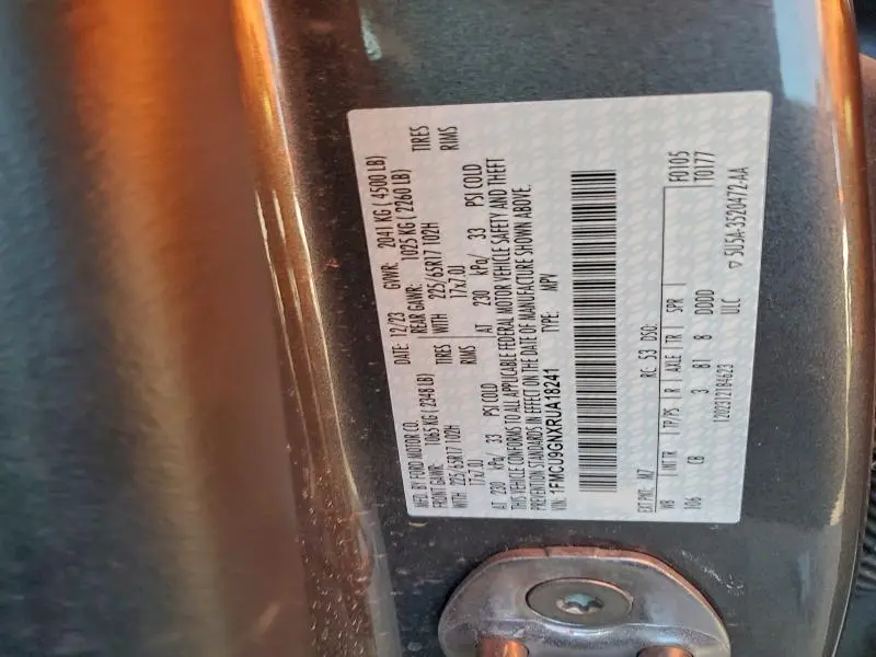 2024 FORD ESCAPE ACTIVE  