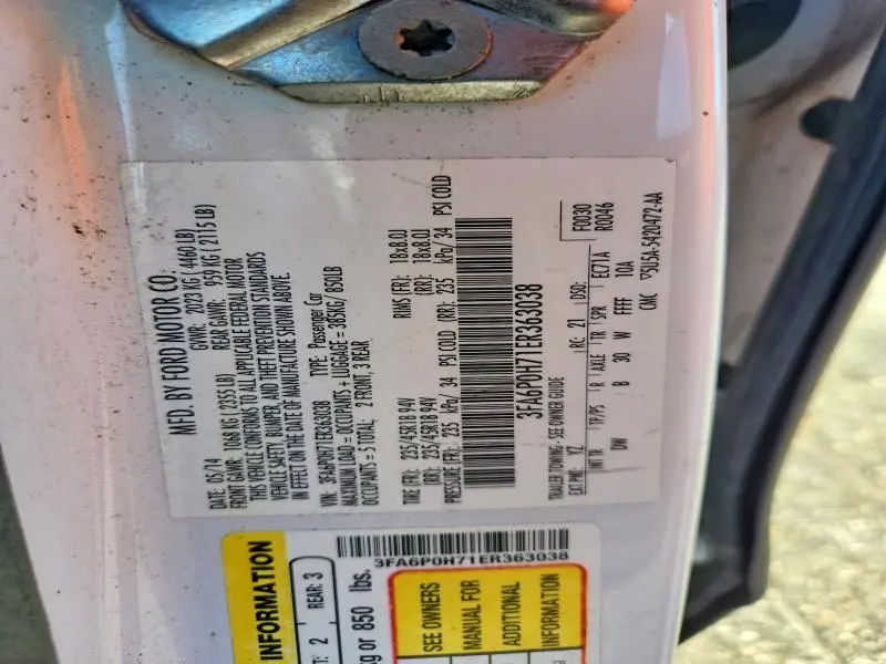 2014 FORD FUSION SE  
