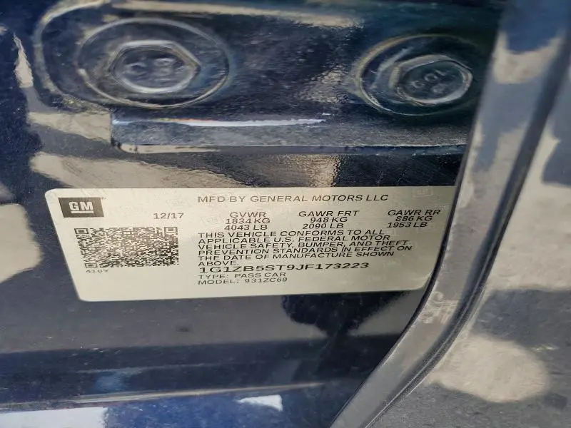 2018 CHEVROLET MALIBU LS  