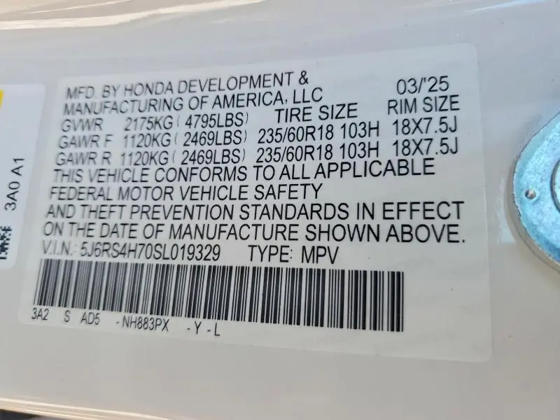2025 HONDA CR-V EXL  