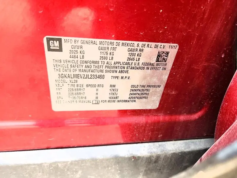 2018 GMC TERRAIN SLE  