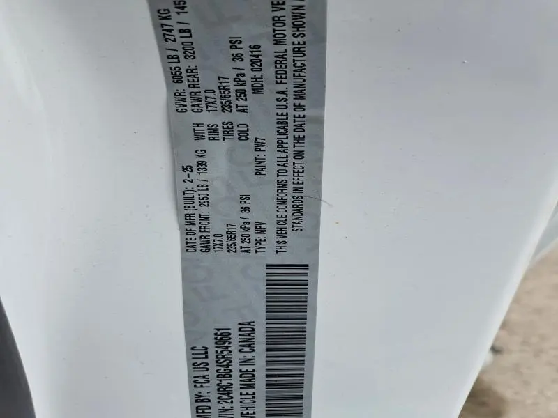 2025 CHRYSLER PACIFICA SELECT  