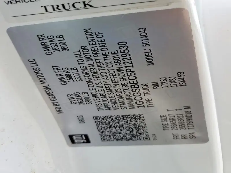 2023 CHEVROLET COLORADO   