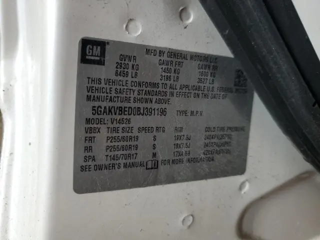 2011 BUICK ENCLAVE CXL  