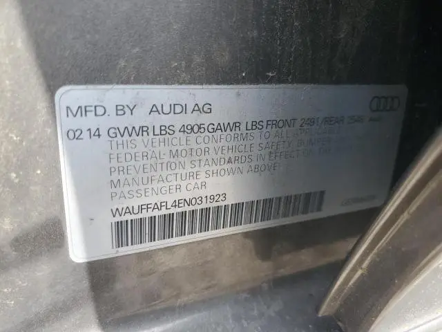 2014 AUDI A4 PREMIUM PLUS  