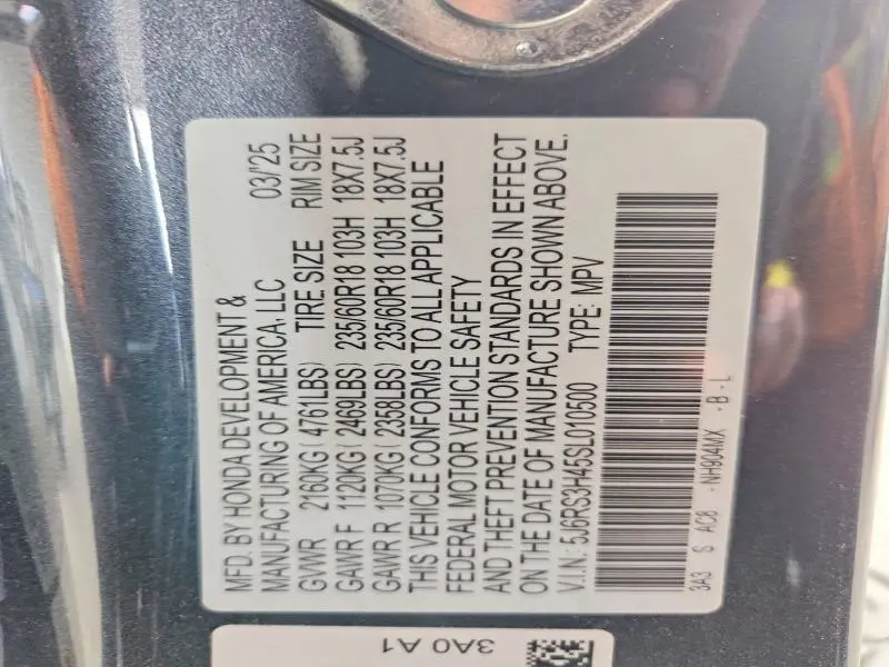 2025 HONDA CR-V EX  