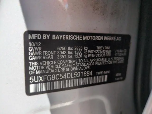 2013 BMW X6 XDRIVE50I  