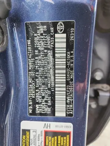 2016 TOYOTA AVALON XLE  