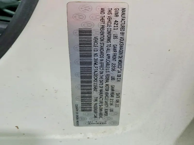 2012 VOLKSWAGEN JETTA SEL  