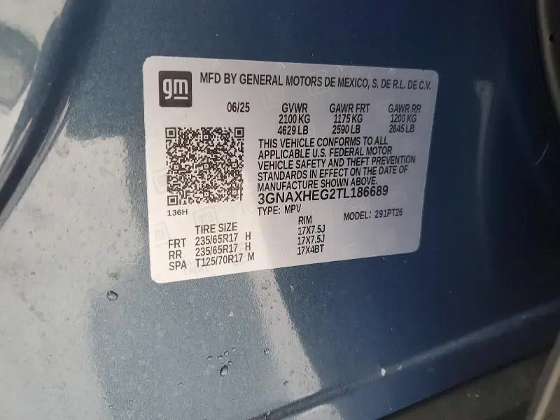 2026 CHEVROLET EQUINOX LT  