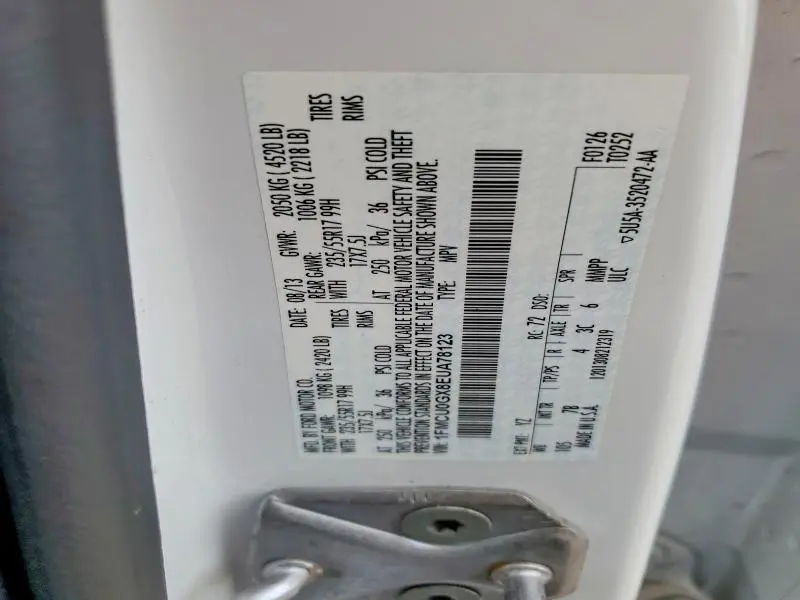 2014 FORD ESCAPE SE  