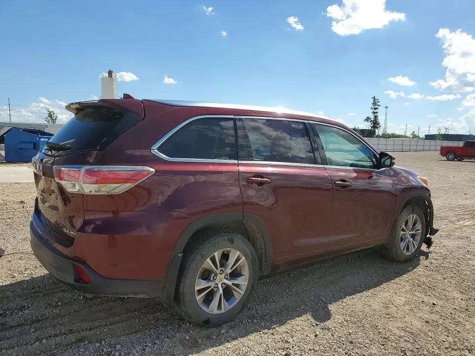 2015 TOYOTA HIGHLANDER XLE  