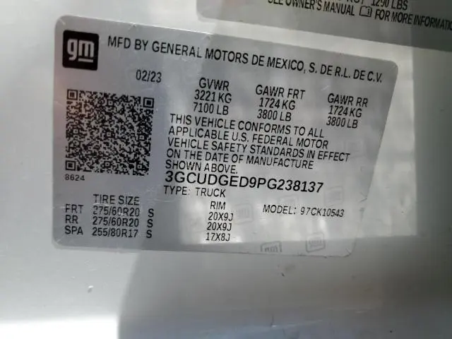 2023 CHEVROLET SILVERADO K1500 LTZ  