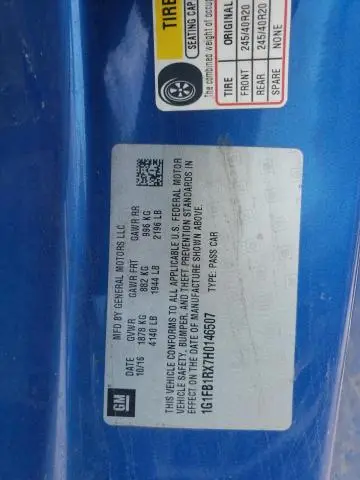 2017 CHEVROLET CAMARO LT  