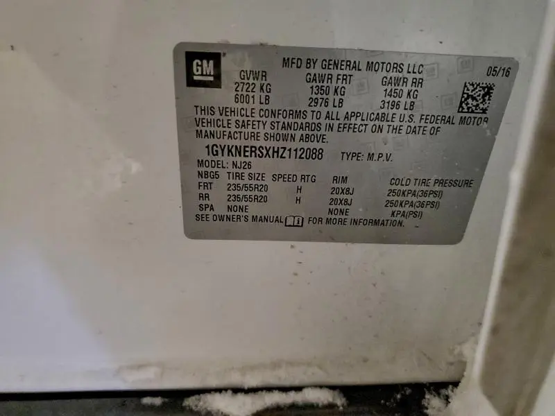 2017 CADILLAC XT5 PREMIUM LUXURY  