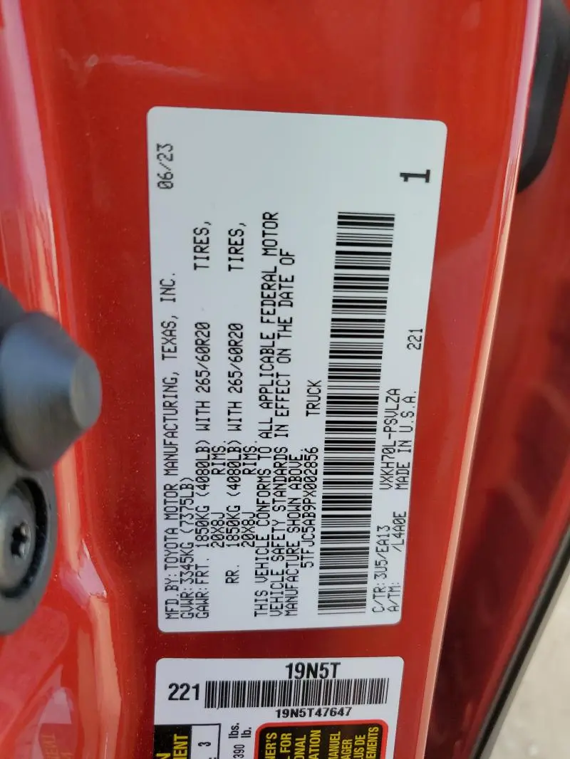 2023 TOYOTA TUNDRA CREWMAX LIMITED  