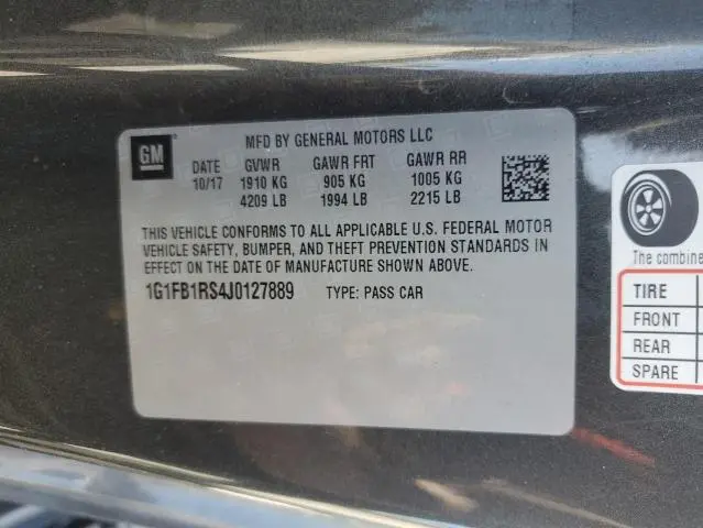 2018 CHEVROLET CAMARO LT