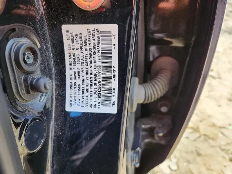 2017 HONDA CIVIC LX  