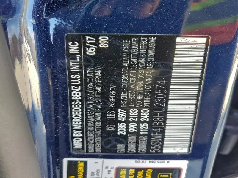 2017 MERCEDES-BENZ C 300  