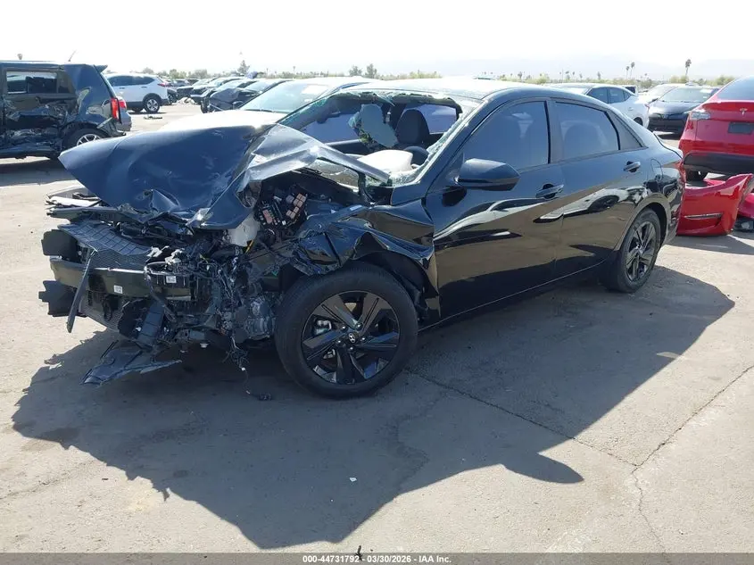 2023 HYUNDAI ELANTRA HYBRID BLUE