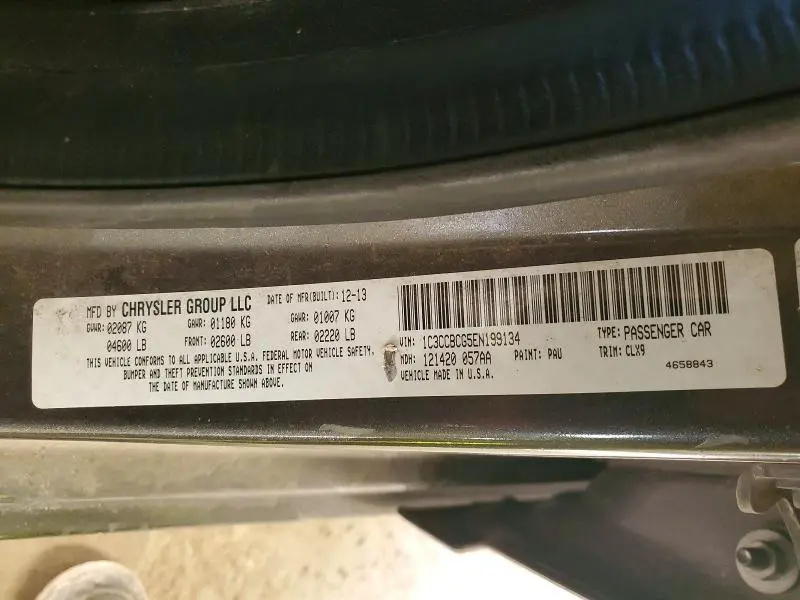 2014 CHRYSLER 200 LIMITED  