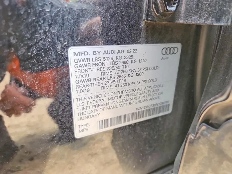 2022 AUDI Q3 PREMIUM S LINE 45  