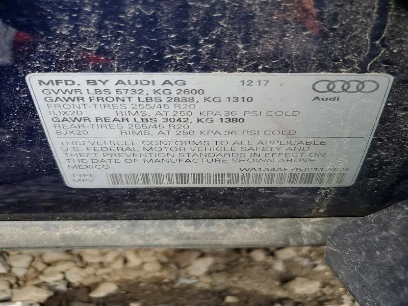 2018 AUDI SQ5 PREMIUM PLUS  