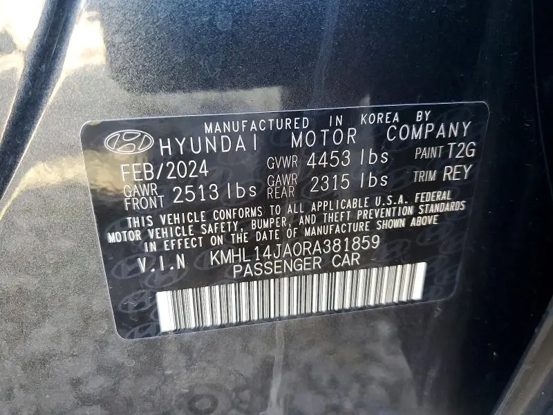 2024 HYUNDAI SONATA SEL  