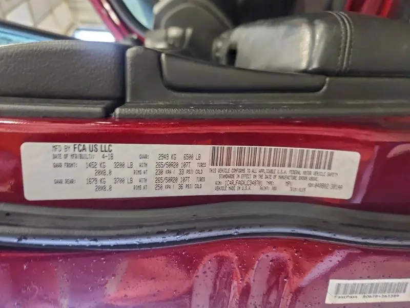 2018 JEEP GRAND CHEROKEE LAREDO  