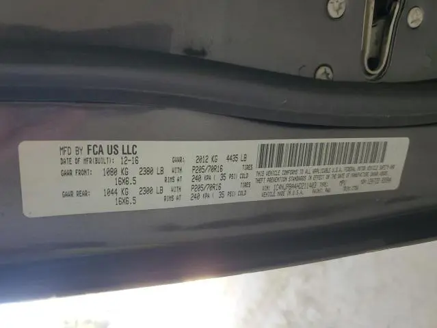 2017 JEEP PATRIOT SPORT  