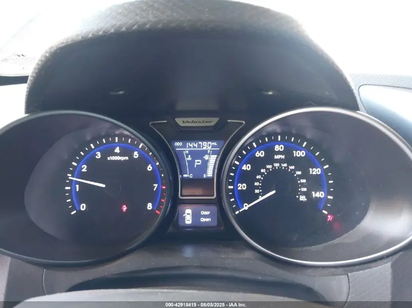 2013 HYUNDAI VELOSTER TURBO W/BLACK