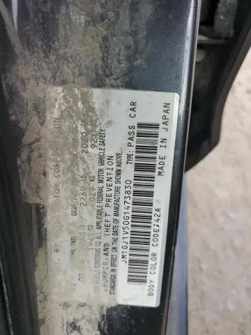 2016 MAZDA 6 TOURING  