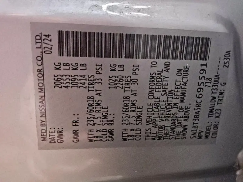 2024 NISSAN ROGUE SV  