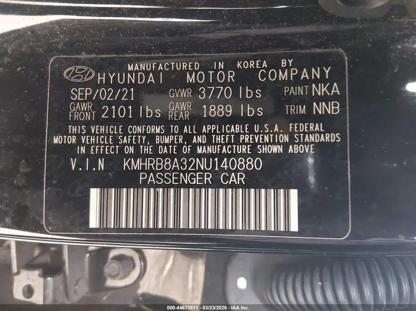 2022 HYUNDAI VENUE SE