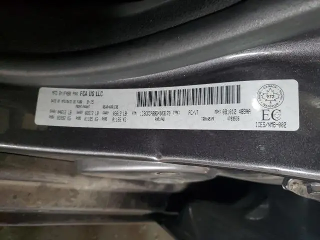 2016 CHRYSLER 200 LIMITED  