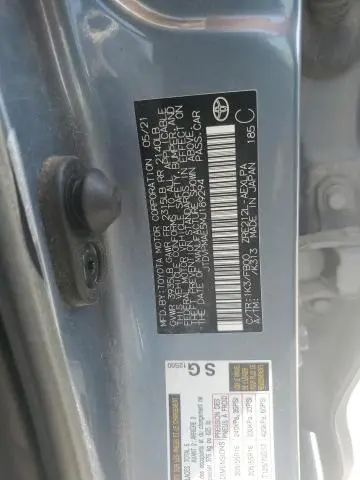 2021 TOYOTA COROLLA LE  