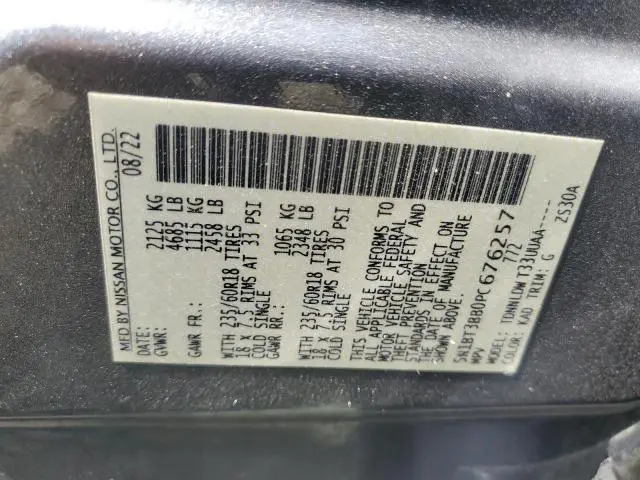 2023 NISSAN ROGUE SV  