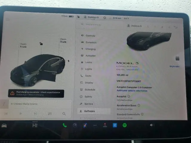 2018 TESLA MODEL 3 