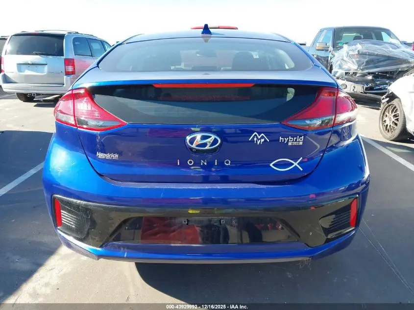 2019 HYUNDAI IONIQ HYBRID BLUE