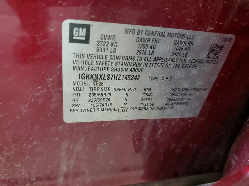 2017 GMC ACADIA DENALI  
