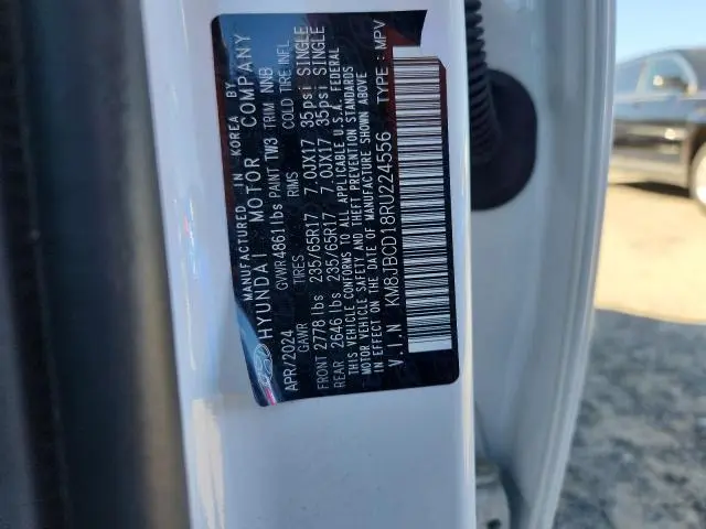 2024 HYUNDAI TUCSON BLUE  