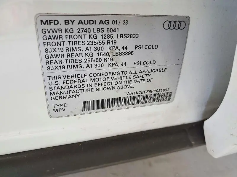2023 AUDI Q4 E-TRON PREMIUM  