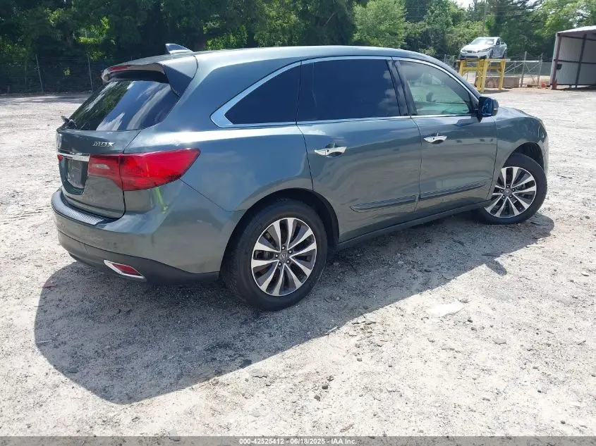 2015 ACURA MDX TECHNOLOGY PKG W/ENTERTAINMENT PKG