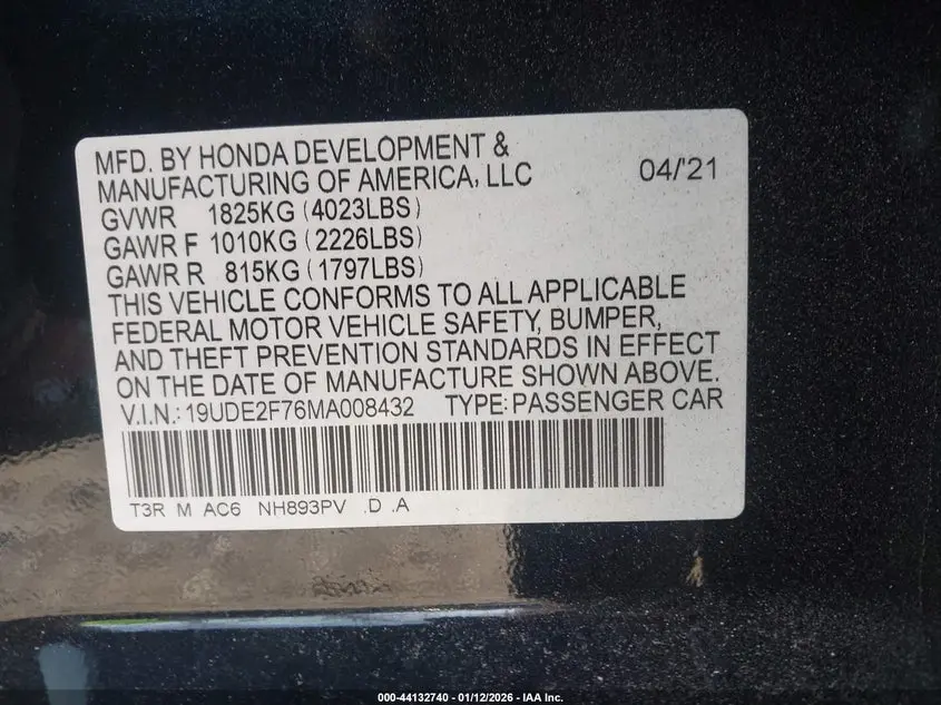 2021 ACURA ILX PREMIUM/TECHNOLOGY