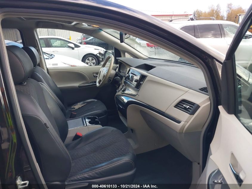 2012 TOYOTA SIENNA SE 8 PASSENGER