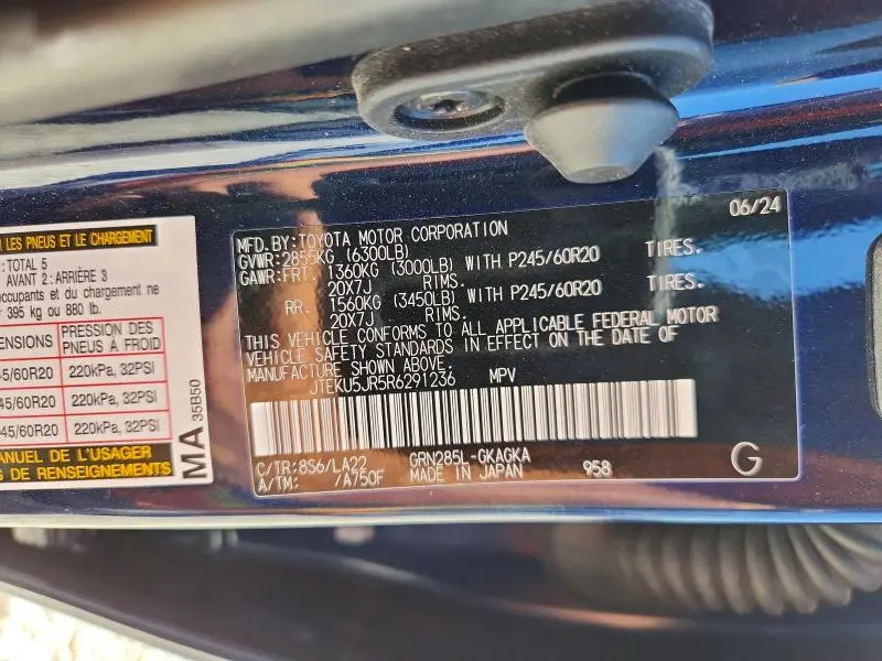 2024 TOYOTA 4RUNNER LIMITED  