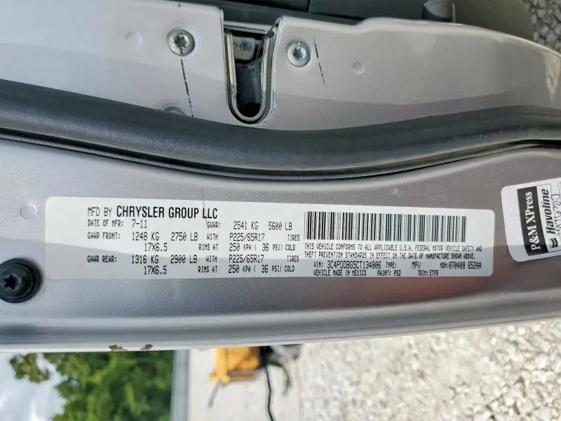 2012 DODGE JOURNEY SXT  
