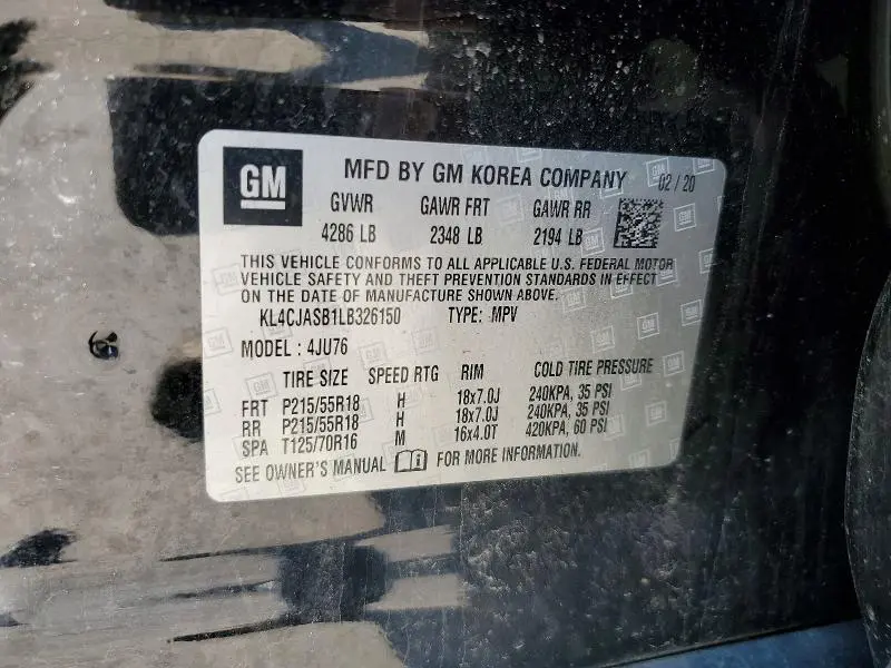 2020 BUICK ENCORE PREFERRED  