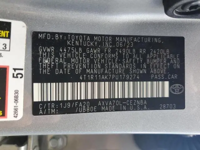 2023 TOYOTA CAMRY LE  